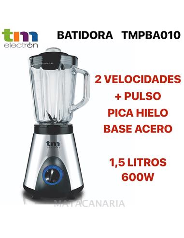 TMPBA010 BATIDORA JARRA CRISTAL 1.5 L 600 W