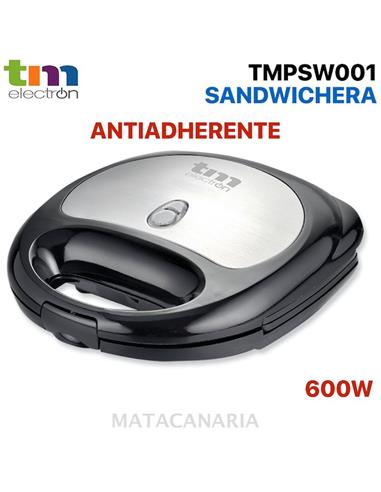 TM ELECTRON TMPSW001 SANDWICHERA X2 ACERO INOX 600W