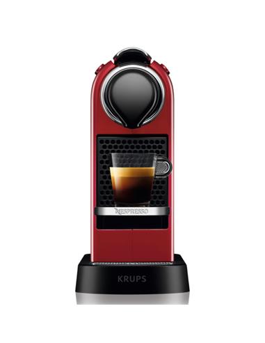 Krups XN7415ECO Cafetera Nespresso Citiz Rojo