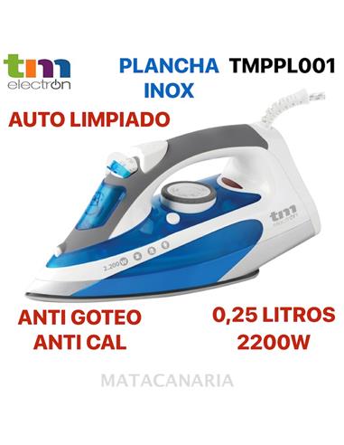 TM ELECTRON TMPPL001 PLANCHA A VAPOR 2200W