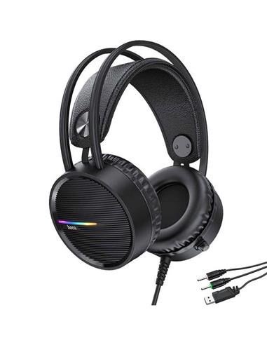 Auricular Hoco W100 TOURING GAMING 3.5MM + USB