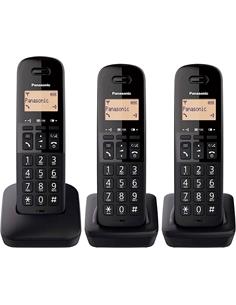 Panasonic KX-TGC313SPN Teléfono Inalámbrico Trío Negro
