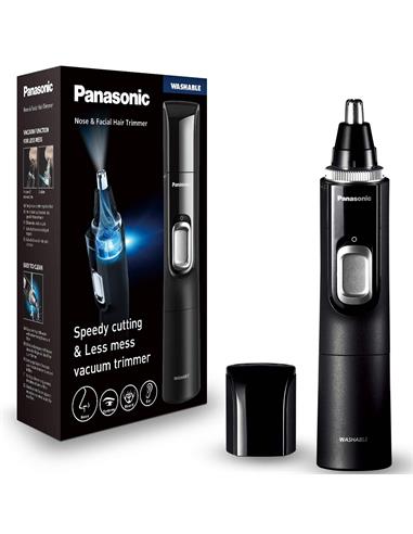 Panasonic ER-GN300K503 Recortador Nariz y Facial con Aspiración