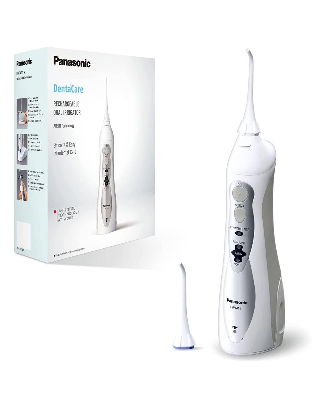 Panasonic EW1411H845 Irrigador dental de Viaje con 4 Modos