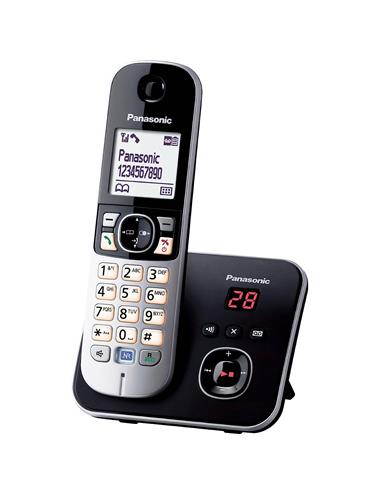 Panasonic KX-TG6861SPS Teléfono DECT con Contestador Negro