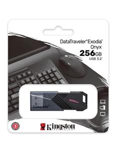 Mem. USB 256GB 3.2 Kingston Datatraveler Exodia Onyx (DTXON)