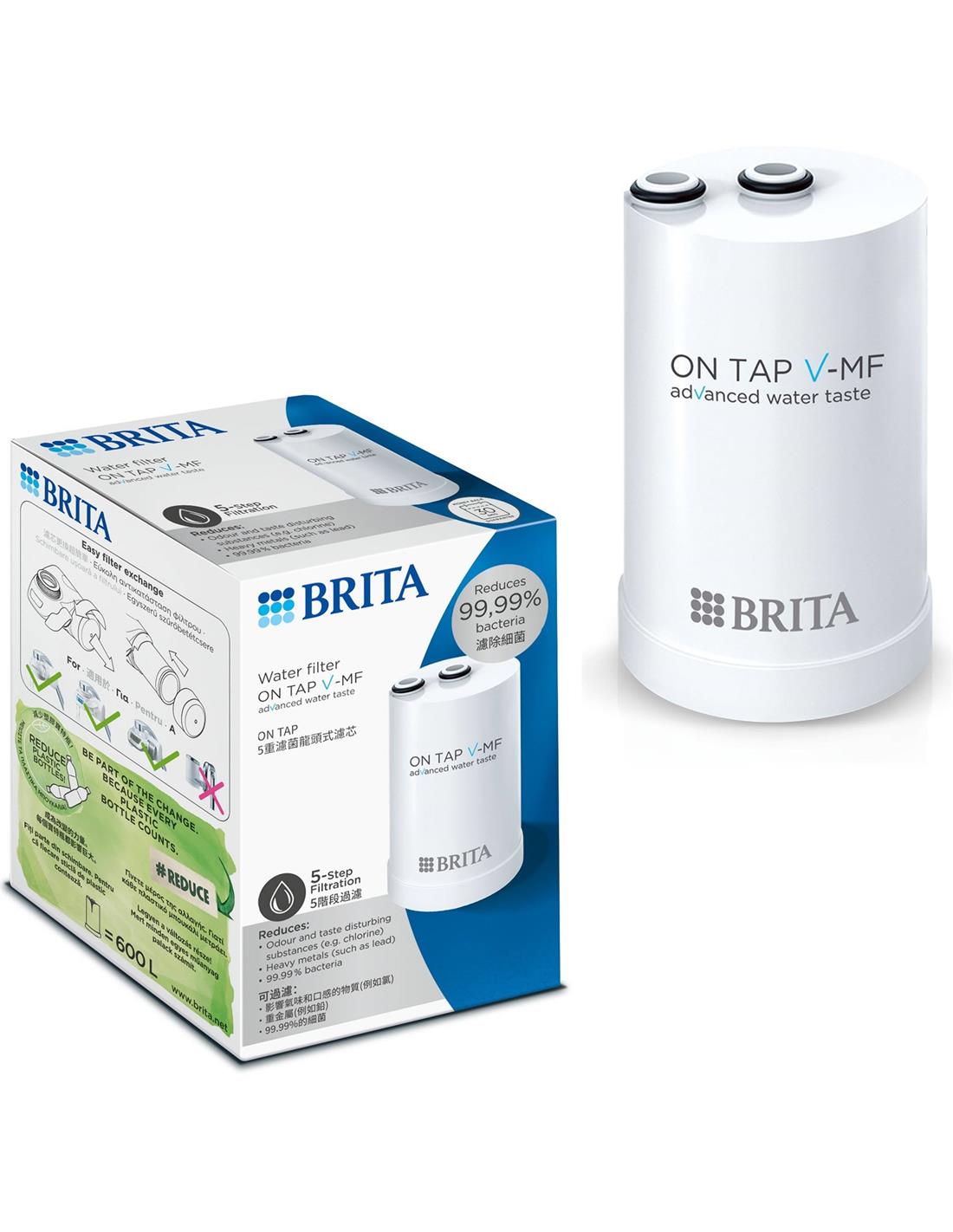 Cartucho de filtro de agua BRITA On Tap HF - compatible con la filtración  BRITA On Tap
