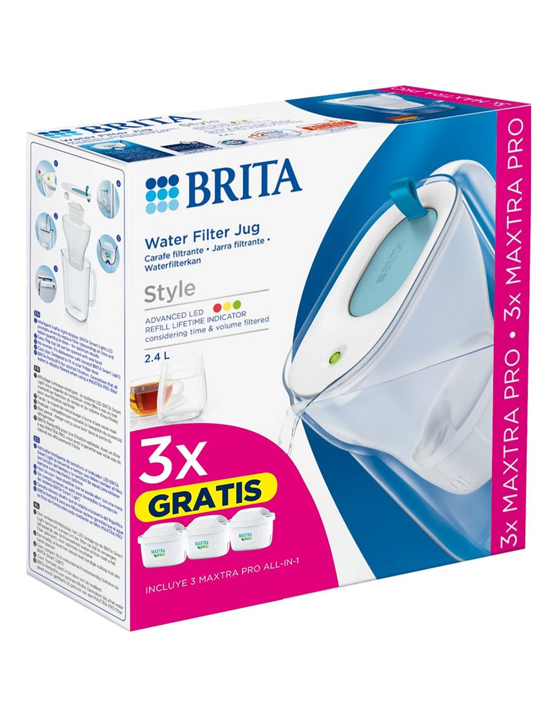 Brita Filtro Maxtra Pro Para Jarra Pack 5+1 Unds