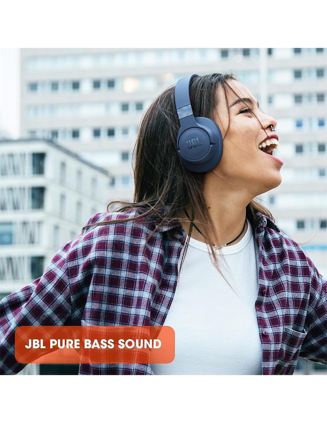 JBL Tune 770 Auricular Cancelación Ruido Bluetooth Azul