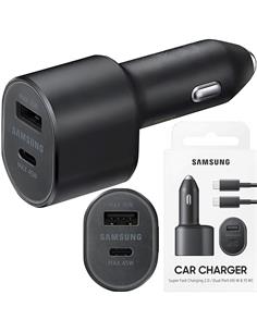 Cargador Coche USB y USB-C- 45W+15W+ Cable USB-C a USB-C Samsung (EP-L5300XB)
