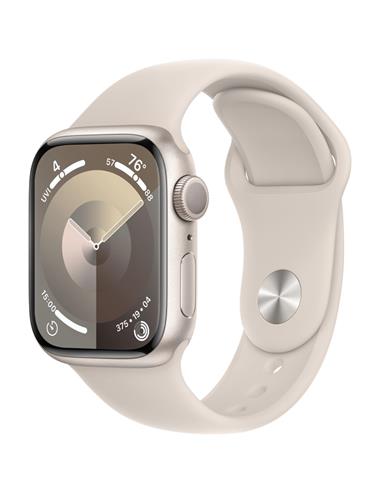 Apple Watch Series 9 GPS 41mm Starlight Aluminium S/M (MR8T3QL/A)