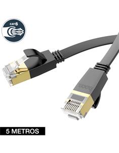 Hoco US07 Cable de Red Ethernet Gigabit CAT 6 5M Negro
