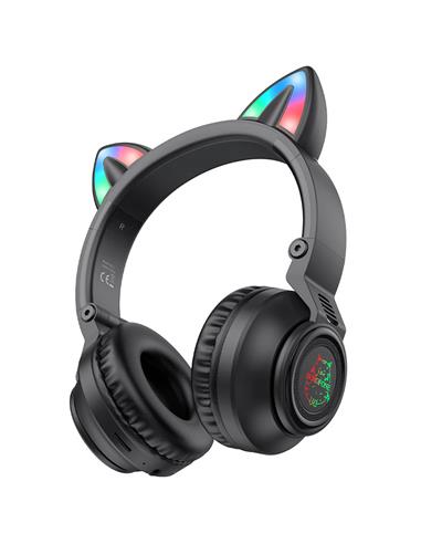Borofone BO18 Auricular Bluetooth Cat Ear Negro