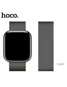 Hoco iWatch WA03 Simple Beauty Series Milanese Steel Strap (38/40/41mm) Graphite