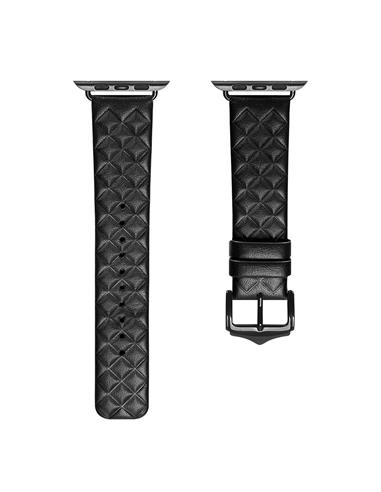 Hoco iWatch WA18 Elegant Series Leather Strap (42/44/45/49mm) Negro