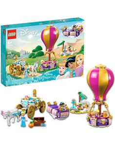LEGO 43216 Viaje Encantado de las Princesas Cenicienta Jasmín y Rapunzel