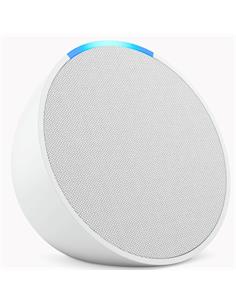Amazon Echo Pop Altavoz Bluetooth Inteligente Alexa Blanco + Regalo bombilla inteligente