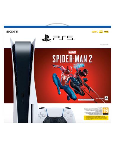 Sony Consola PlayStation 5 Edicion Disco con juego Spider Man 2