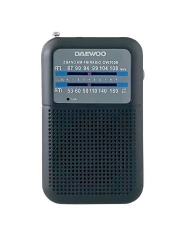 Daewoo DW1008BK Radio Portátil AM/FM Negro