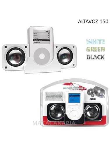 ALTAVOZ ALT-150 WHITE/BLACK/GREEN