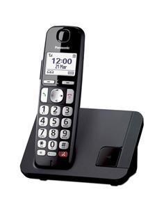 Panasonic KX-TGE250SPB Teléfono Inalámbrico para Mayores Negro