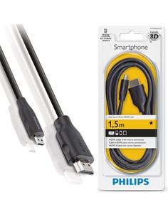 Philips SWV2462W/10 Cable Micro HDMI a HDMI 1.5 metros