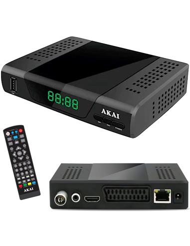 Akai Receptor TDT-T2 HD con HDMI , Euroconector y USB (ZAP26510K-L)