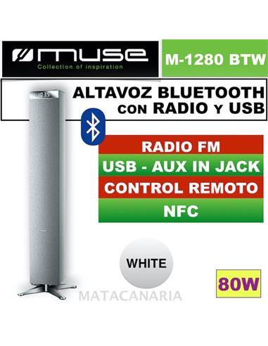 MUSE M-1280BTW ALTAVOZ BLUETOOTH