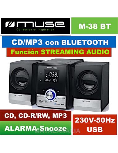 MUSE M-38BT MICROSISTEMA CD MP3