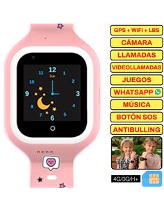 SaveFamily Reloj Iconic 4G Plus Kids Wonderful  Rosa