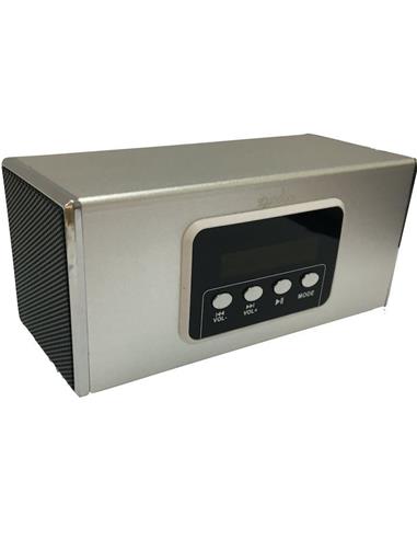 SOUND BOX AF-07 ALTAVOZ MP3 USB/MICRO SD PLATA