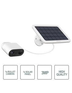 IMOU Cell Go Kit Cámara Vigilancia 2K WIFI Exterior con Panel Solar