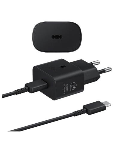 Samsung Fast Charger 25W  USB-C + Cable Negro (EP-T2510)