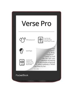 Pocketbook Verse Pro Passion Red Libro Electrónico 6" HD Smartlight Wifi