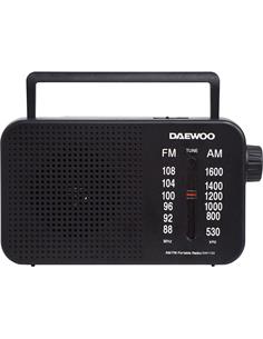 Daewoo DW1123  Radio Portátil AC/DC Negro