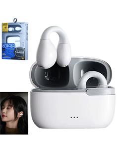 Remax W11 Auricular Bluetooth Open Ear con Clip Blanco