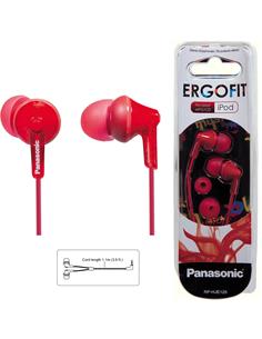 Panasonic RP-HJE125E-R Auricular Rojo
