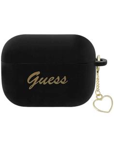Guess GUAP2LSCHSK Airpods Pro 2 Cover Black Silicone