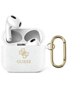 Guess GUA3UCG4GT Airpods 3 Cover Transparent Glitter Collection