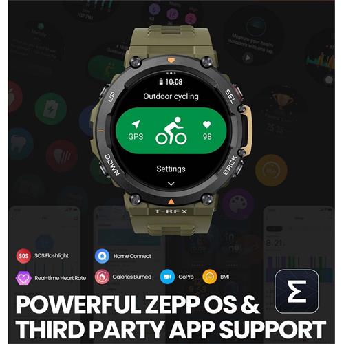 Amazfit T-Rex 2 Smartwatch con 150 modos deportivos Verde