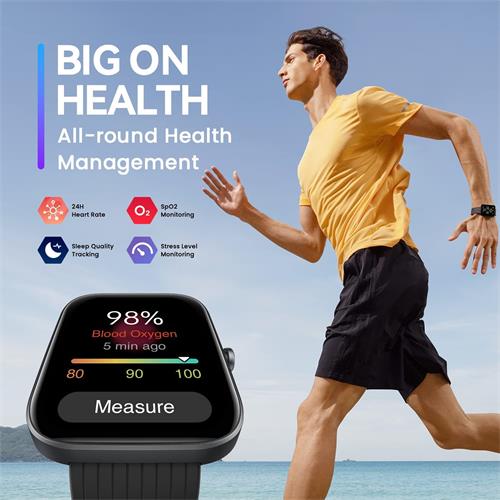 Amazfit Bip 3 Smart Watch Negro