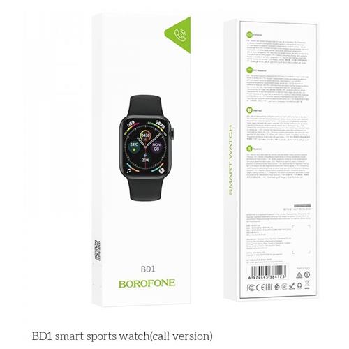 Borofone BD1 Smart Sports Watch Call Negro Bright