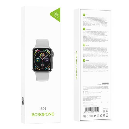 Borofone BD1 Smart Sports Watch Call Plata Bright