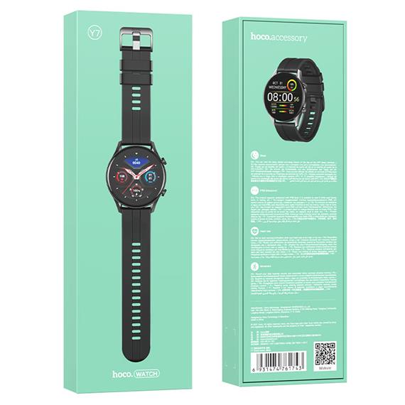 Hoco Y7 SmartWatch Deportivo con Medidor de Frecuenca Cardiaca