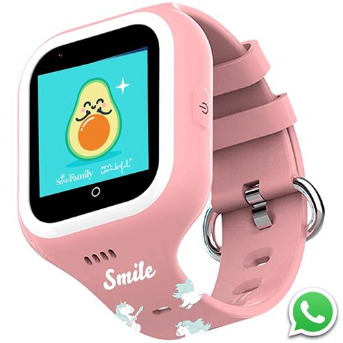 SaveFamily Reloj Iconic 4G Plus Kids Wonderful  Rosa - Reloj con Localizador