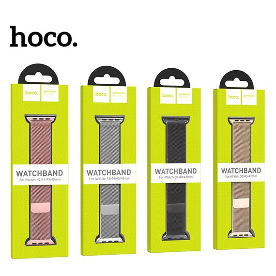Hoco iWatch WA03 Correa Acero Negro