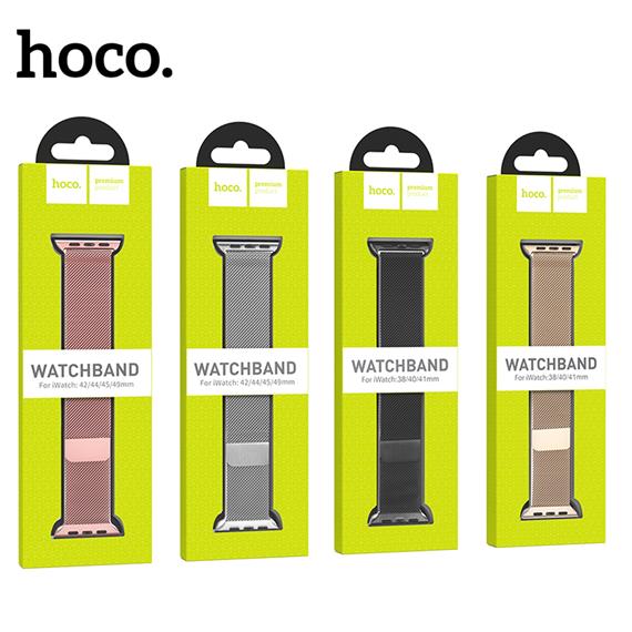 Hoco iWatch WA03 Correa Acero Oro Vintage
