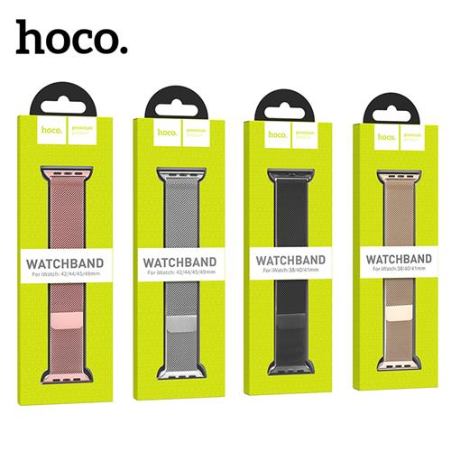 Hoco iWatch WA03 Correa Acero Rosa Oro