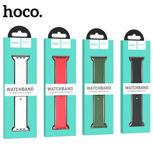 Hoco iWatch WA01 Correa Sport Silicona Roja
