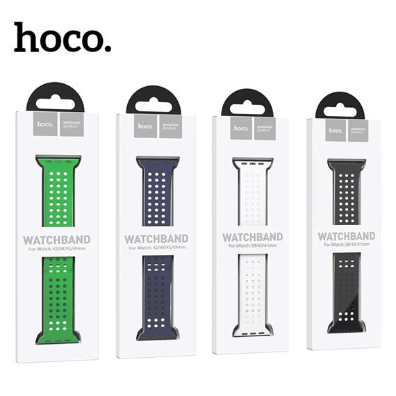 Hoco iWatch WA08 Correa Flexible Negra